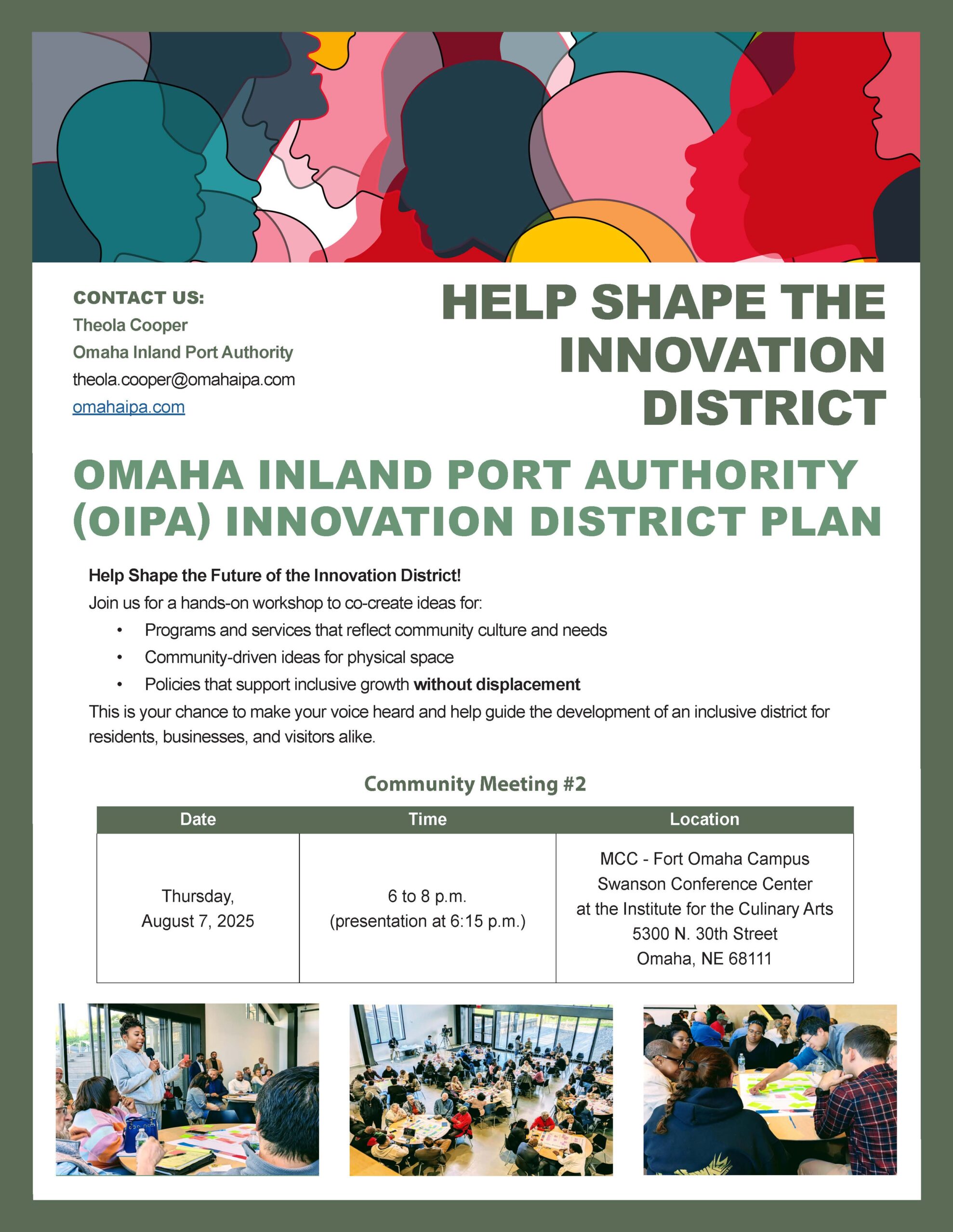 OmahaInnovationDistrict_CommunityMeeting2_Flier_draft5 - St. Philip Neri Catholic School