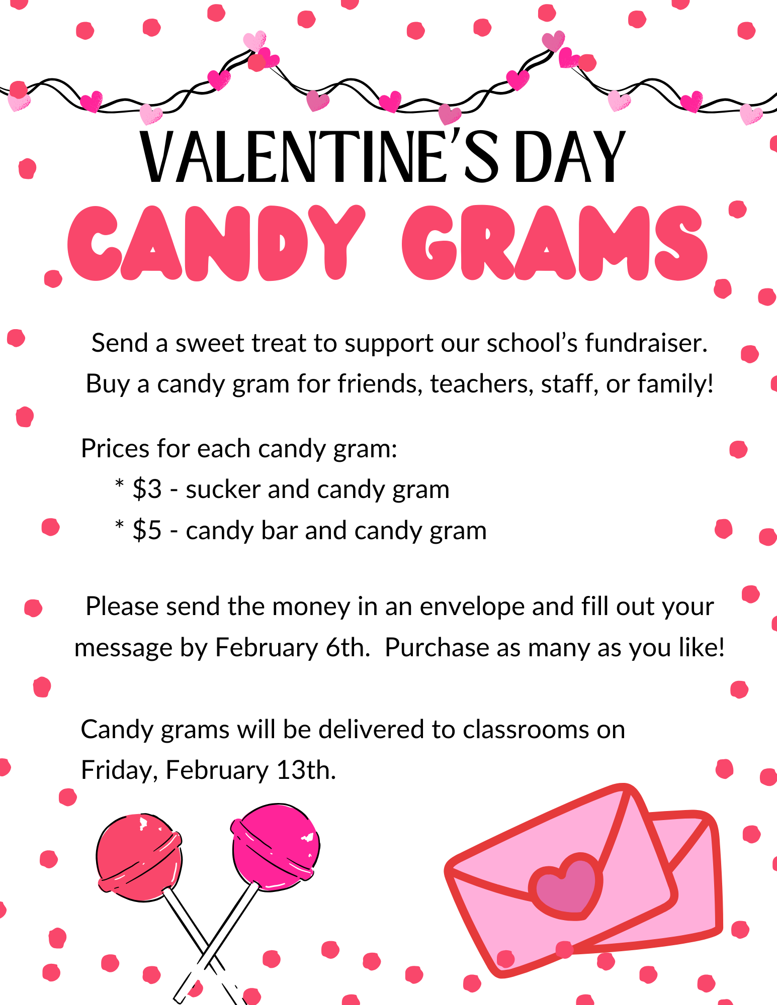Candy Gram Flyer